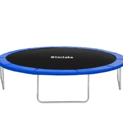 tectake Trampoline Garfunky met veiligheidsnet, Zwart/blauw Hot