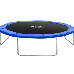tectake Trampoline Garfunky met veiligheidsnet, Zwart/blauw Hot