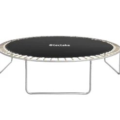 tectake Trampoline Garfunky met veiligheidsnet, Zwart/blauw Hot