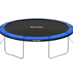 tectake Trampoline Jumpy met veiligheidsnet, Zwart/blauw