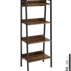 tectake Wandrek, Industrieel Hout Donker, Rustiek Best