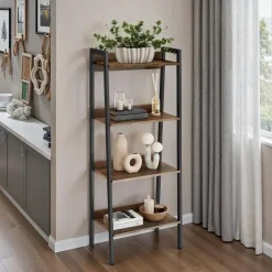 tectake Wandrek, Industrieel Hout Donker, Rustiek Best