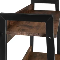 tectake Wandrek, Industrieel Hout Donker, Rustiek Best