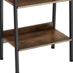 tectake Wandrek, Industrieel Hout Donker, Rustiek Best