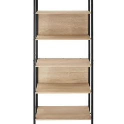 tectake Wandrek Westport 62x24x165,5cm, Industrieel Licht Hout, Eiken Sonoma Hot