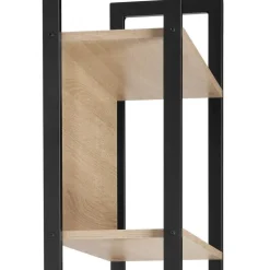 tectake Wandrek Westport 62x24x165,5cm, Industrieel Licht Hout, Eiken Sonoma Hot