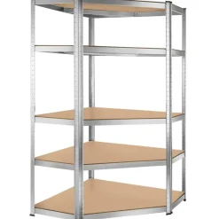 tectake Werkplaatsrek, Zilver Clearance