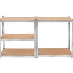 tectake Werkplaatsrek, Zilver Hot