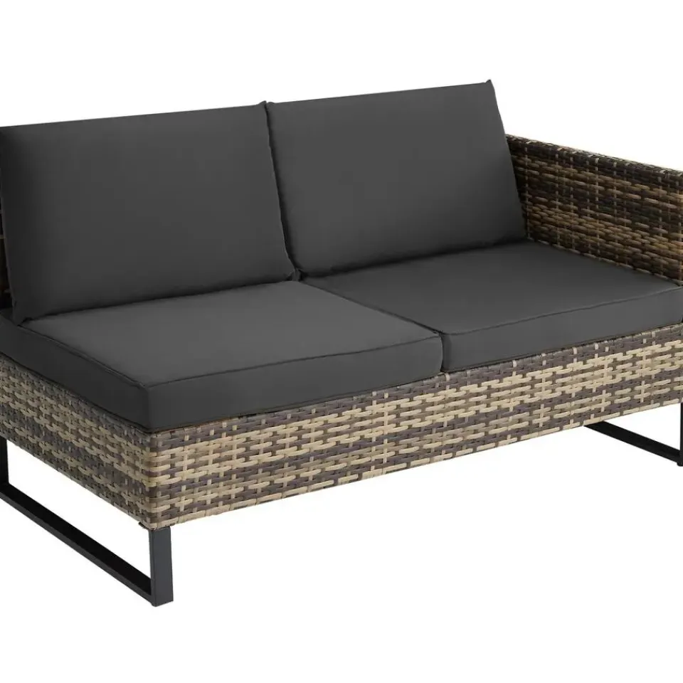 tectake Wicker loungeset Ostuni, Natuur Online