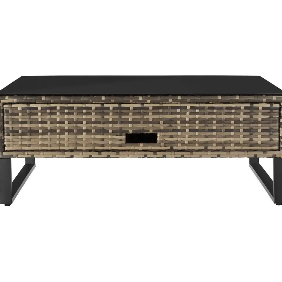 tectake Wicker loungeset Ostuni, Natuur Online