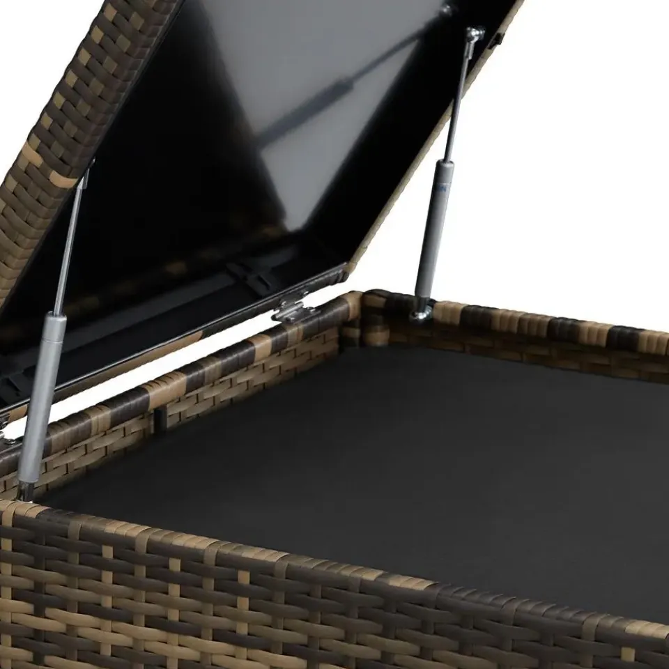 tectake Wicker loungeset Ostuni, Natuur Online