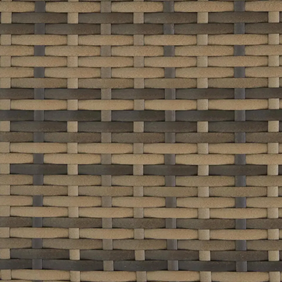 tectake Wicker loungesofa Corfu, Natuur Outlet