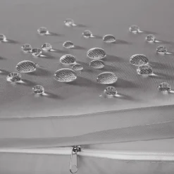 tectake Wicker tuinbank met tafel, Grijs/lichtgrijs Discount