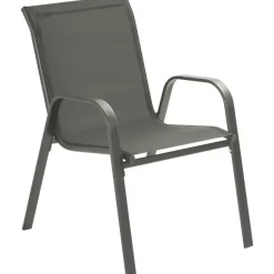 tectake Zitgroep Nora voor 4 personen, textilene-weefsel, Antraciet Sale