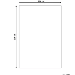 Leen Bakker TELLIKAYA - Loper vloerkleed - Groen/Beige - 200 x 300 cm - Jute Discount