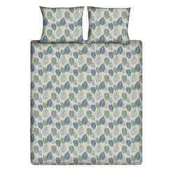 Ten Cate Katoenen Dekbedovertrek - 140x200/220 cm - Graphic Leaves Best