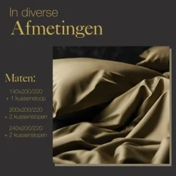 Ten Cate Premium Katoensatijnen Dekbedovertrek 200x200/220 - Glow Outlet