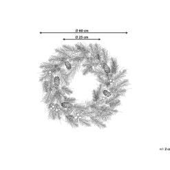Beliani TENALA - Krans - Groen - Synthetisch materiaal Clearance