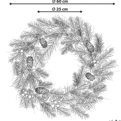 Beliani TENALA - Krans - Groen - Synthetisch materiaal Clearance