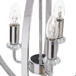 Beliani TENOIRO - Kroonluchter - Zilver - IJzer Clearance