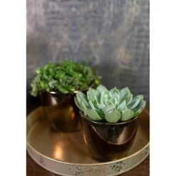 Ter Steege Bloempot - goud - Scandinavisch - 33 x 28 cm Outlet