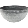 Ter Steege Bloempot schaal - kunststof - grijs - D55xH23 cm