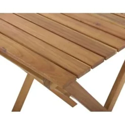 Beliani TERNI - Bistroset voor 2 - Lichte houtkleur - Acaciahout Outlet