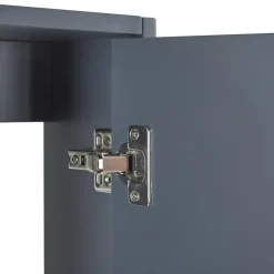 Beliani TERUEL - Badkamermeubel - Lichthout/Grijs - MDF Online