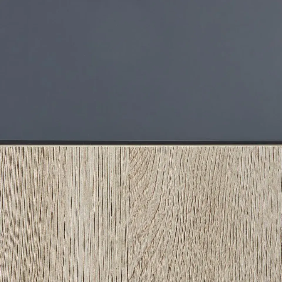 Beliani TERUEL - Badkamermeubel - Lichthout/Grijs - MDF Online