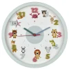 Merkloos TFA Kinderkamer wandklok - dieren - lichtblauw - D30 cm - rond Discount