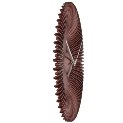 Merkloos TFA radio gestuurde wandklok - kunststof - koper - Dia 18 cm Sale