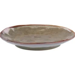 Beliani THYME - Serviesset 16 delig - Donkergroen - Steengoed Hot