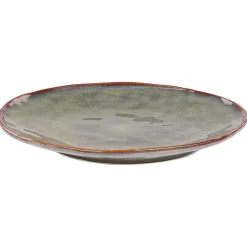 Beliani THYME - Serviesset 16 delig - Donkergroen - Steengoed Hot