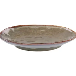 Beliani THYME - Serviesset 16 delig - Donkergroen - Steengoed Hot