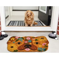 Leen Bakker TIBIG - Deurmat - Meerkleurig - 60 x 90 cm - Kokos Hot