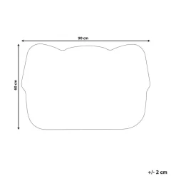 Leen Bakker TIBIG - Deurmat - Meerkleurig - 60 x 90 cm - Kokos Hot