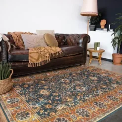 Tier Vloerkleed - Chir - Groen/Oranje - 160x 230 cm Outlet