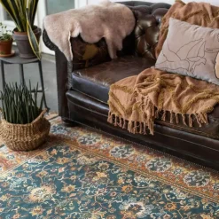 Tier Vloerkleed - Chir - Groen/Oranje - 160x 230 cm Outlet