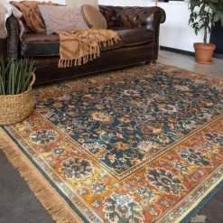 Tier Vloerkleed - Chir - Groen/Oranje - 160x 230 cm Outlet