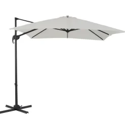 Merkloos Tiltable Floating Parasol 250x250 cm - Starker schwimmender Sonnenschirm - Ecru Outlet