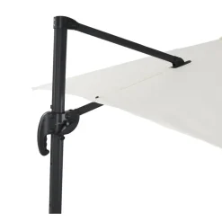 Merkloos Tiltable Floating Parasol 250x250 cm - Starker schwimmender Sonnenschirm - Ecru Outlet