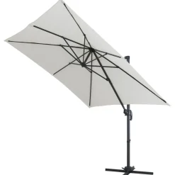 Merkloos Tiltable Floating Parasol 250x250 cm - Starker schwimmender Sonnenschirm - Ecru Outlet