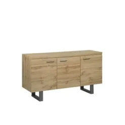 Beliani TIMBER L - Sideboard - Lichte houtkleur - MDF Clearance