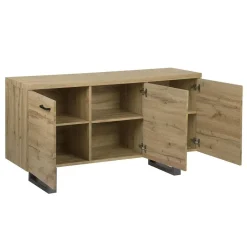 Beliani TIMBER L - Sideboard - Lichte houtkleur - MDF Clearance