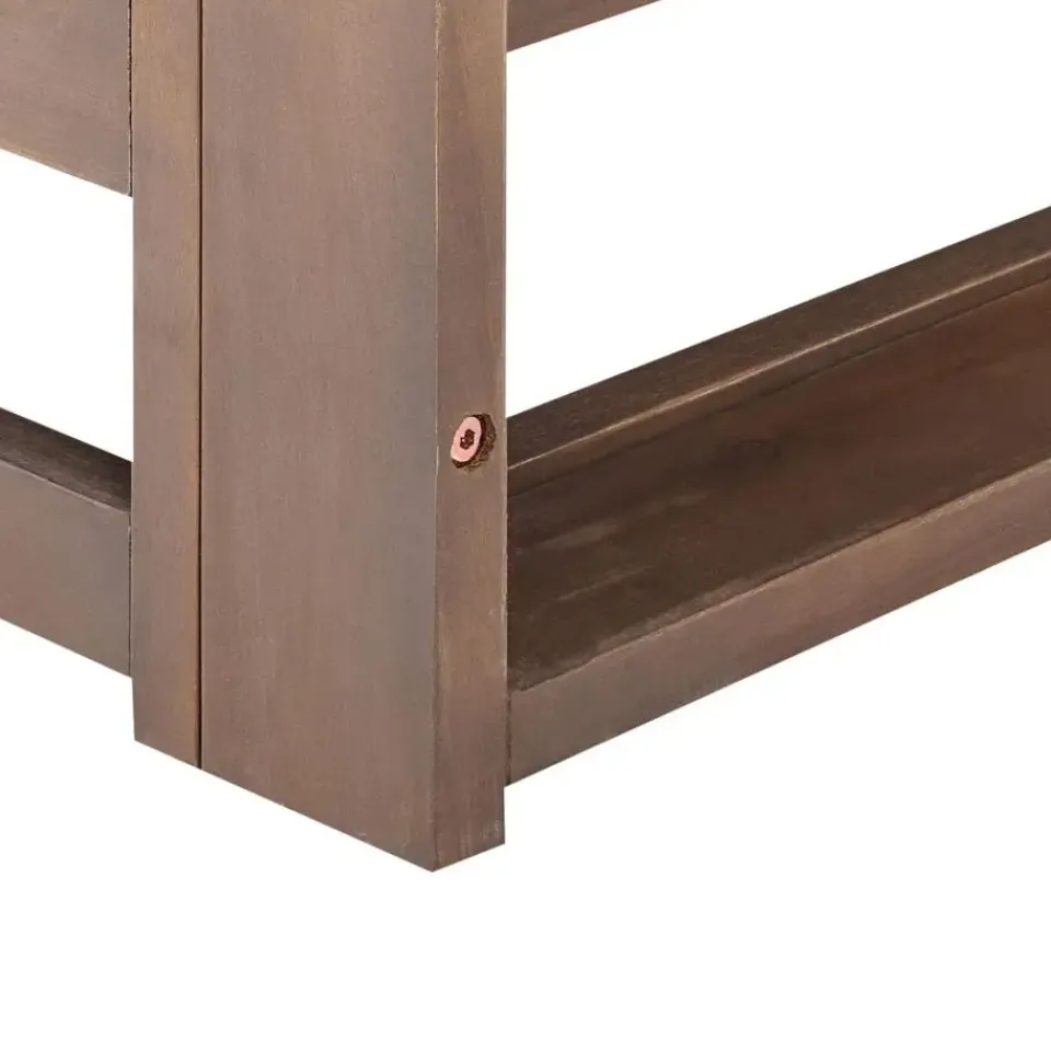 Beliani TIMOR - Loungeset - Donkere houtkleur - Acaciahout Hot