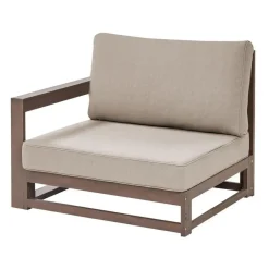 Beliani TIMOR - Loungeset 5-zits - Donkere houtkleur - FSC® acaciahout