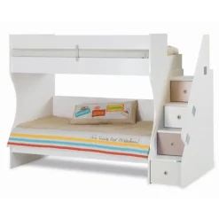 Merkloos Tivoli stapelbed kinderbed met opbergruimte kinderkamer 190 x 90 cm Best
