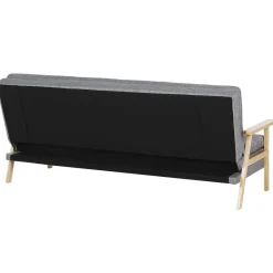 Beliani TJORN - Slaapbank - Lichtgrijs - Polyester Clearance