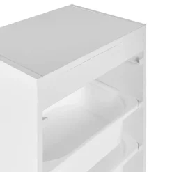 Leen Bakker TOBIN - Kast met 4 lades - Wit - Vezelplaat Sale