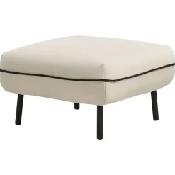 Beliani TONSBERG - Ottomaan - Lichtbeige - Polyester Hot